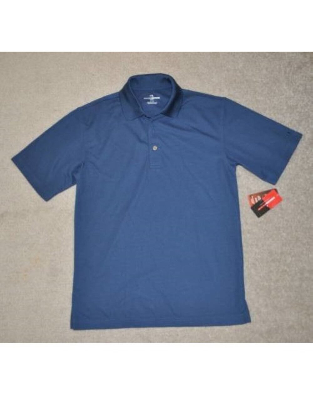 Grand Slam Golf Polo S Mens Blue Short Sleeve Dry-Knit Relaxed 1 Pkt Shirt